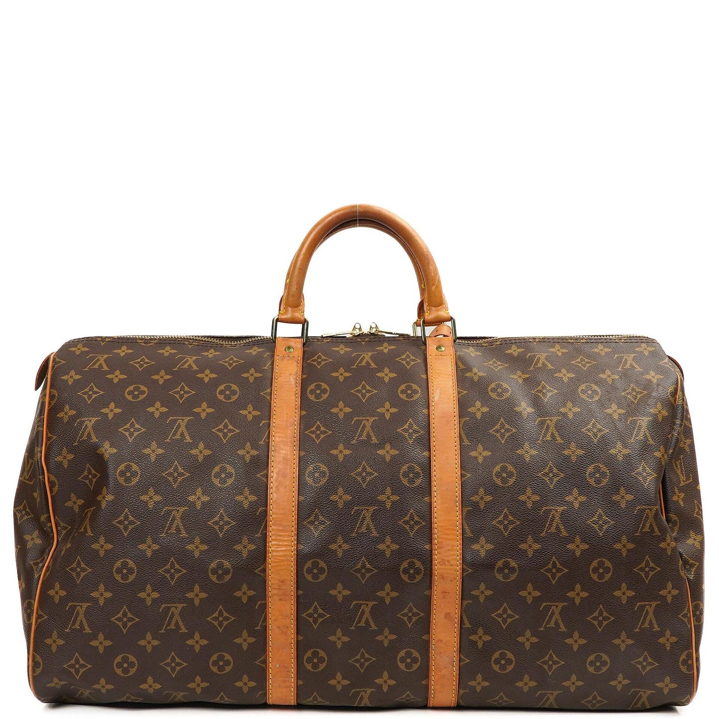 Louis Vuitton Keepall 55 Monogram Canvas Travel Bag
