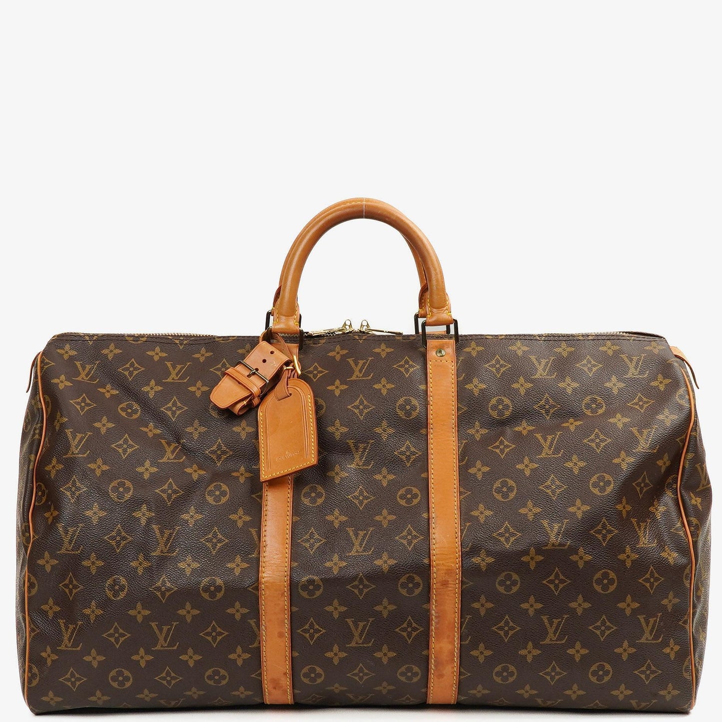 Louis Vuitton Keepall 55 Monogram Canvas Travel Bag