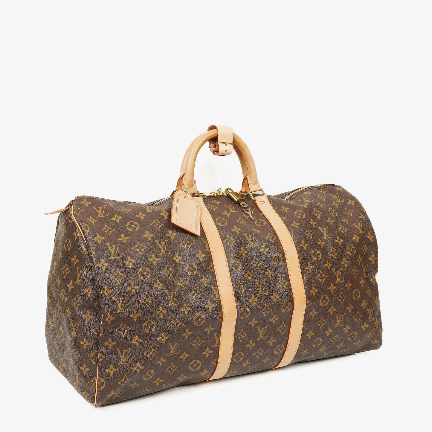 Louis Vuitton Keepall 55 Monogram Canvas Travel Bag