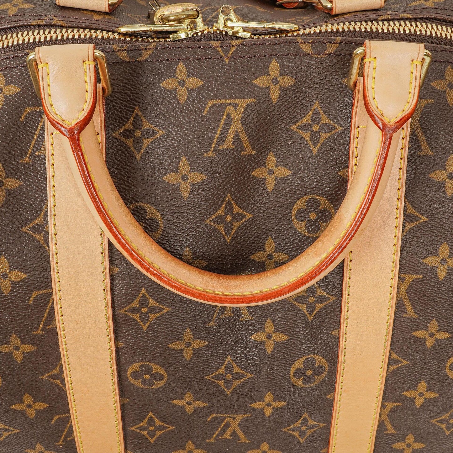 Louis Vuitton Keepall 55 Monogram Canvas Travel Bag