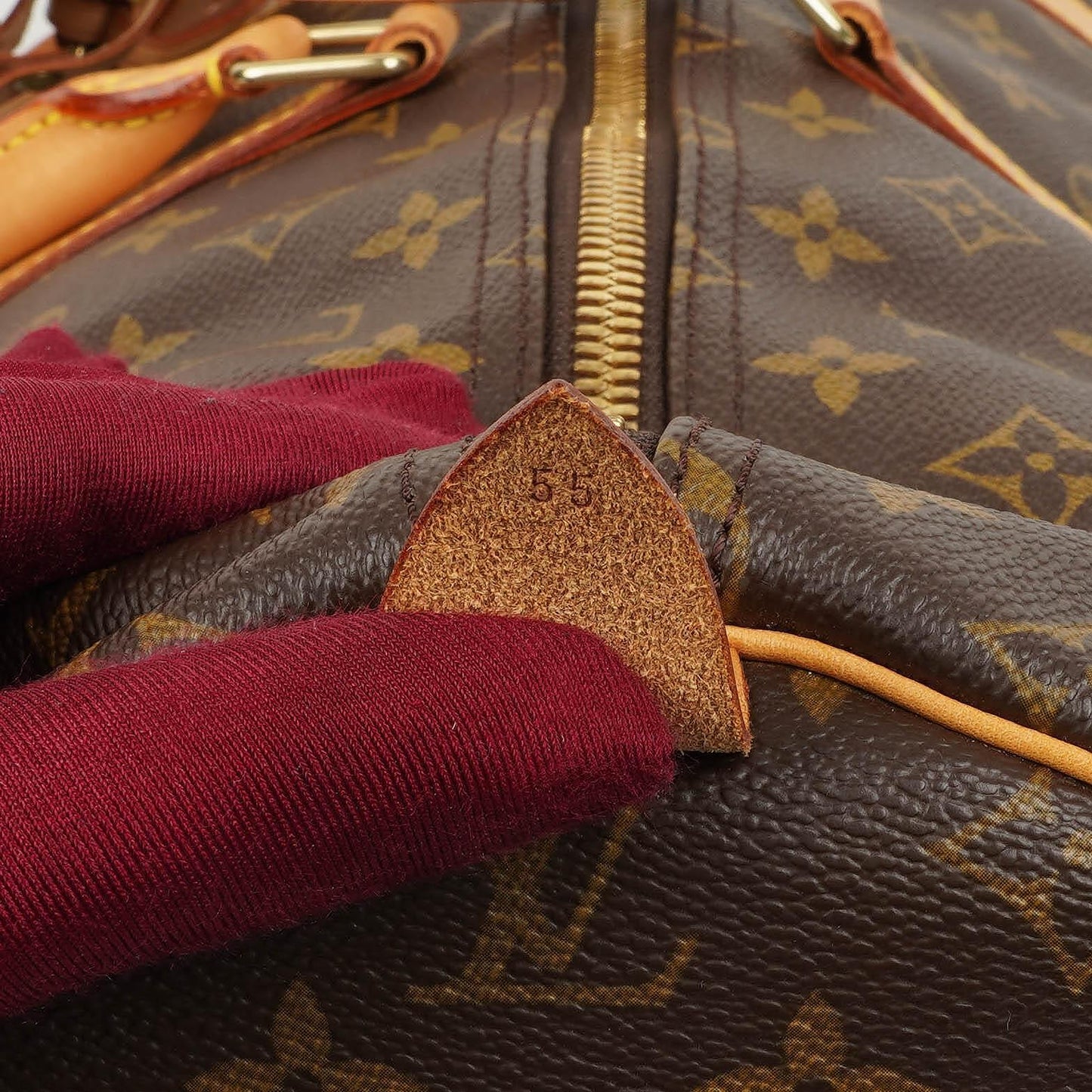 Louis Vuitton Keepall 55 Monogram Canvas Travel Bag