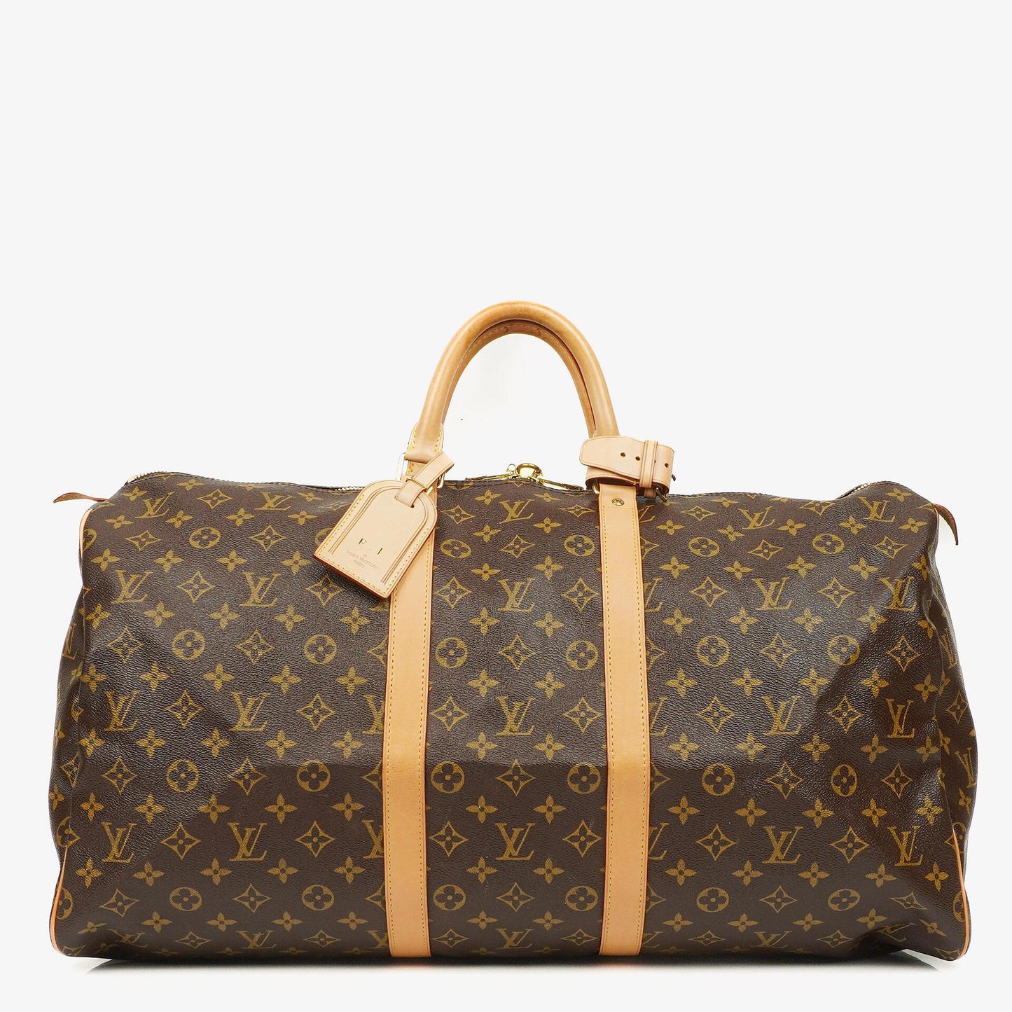 Louis Vuitton Keepall 55 Monogram Canvas Travel Bag