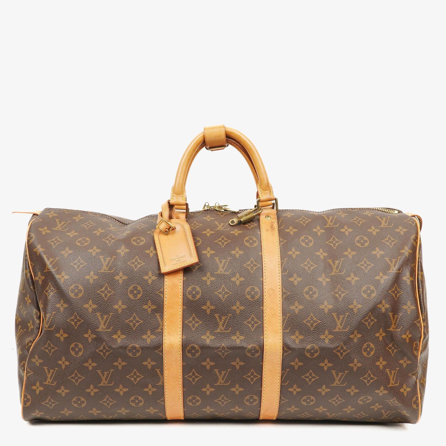 Louis Vuitton Keepall 55 Travel Bag in Monogram Canvas