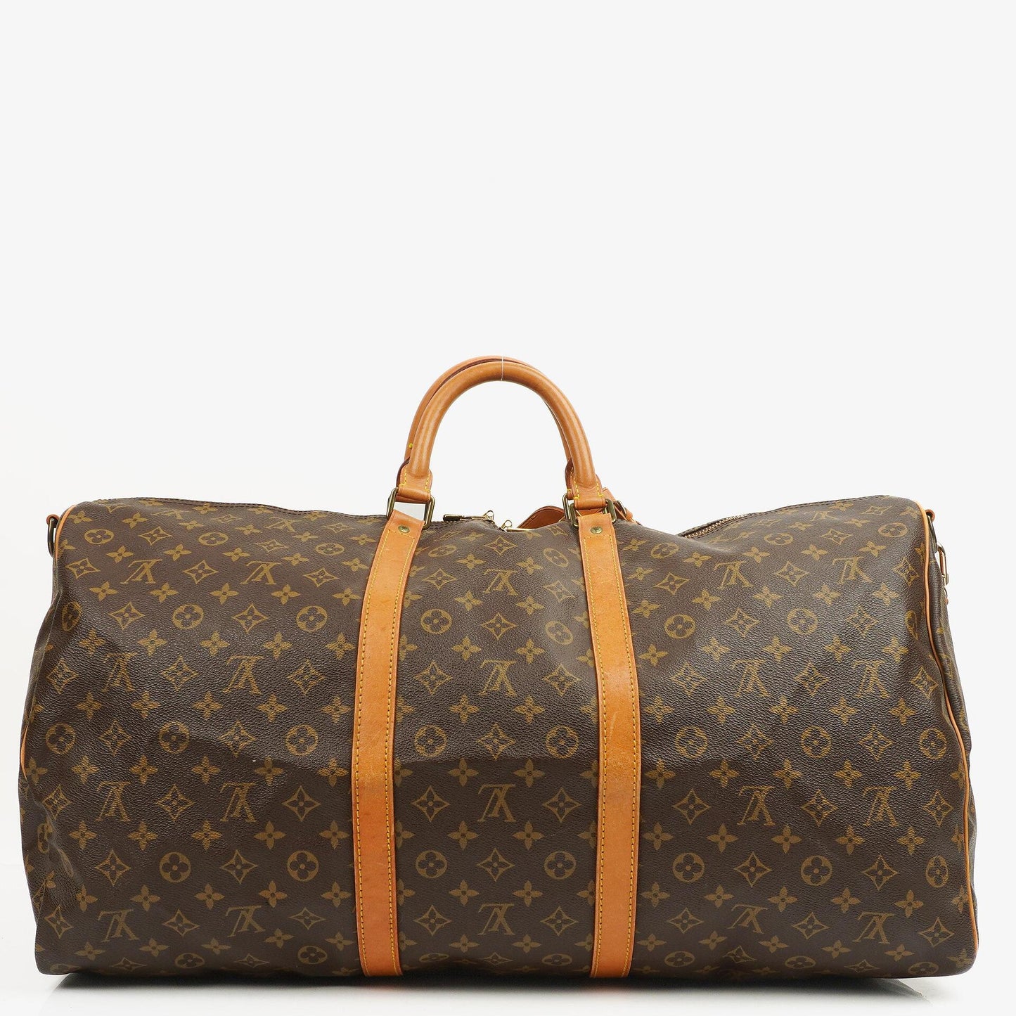 Louis Vuitton Keepall 60 Bandoulière Monogram Canvas Travel Bag