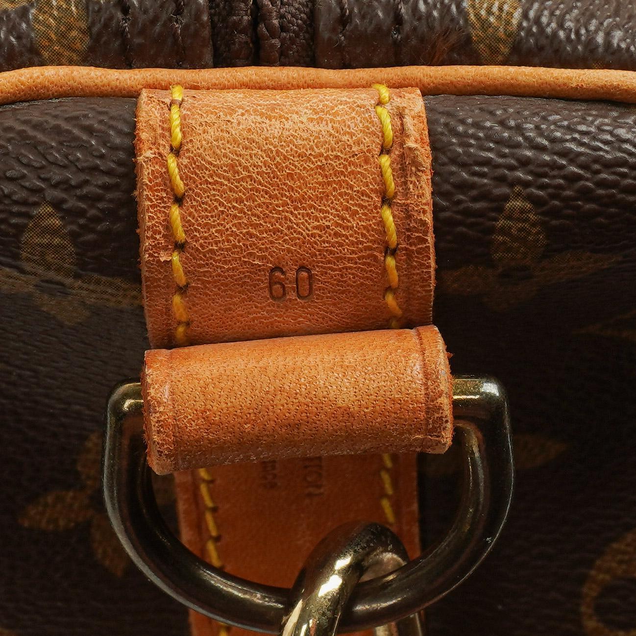 Louis Vuitton Keepall 60 Bandoulière Monogram Canvas Travel Bag