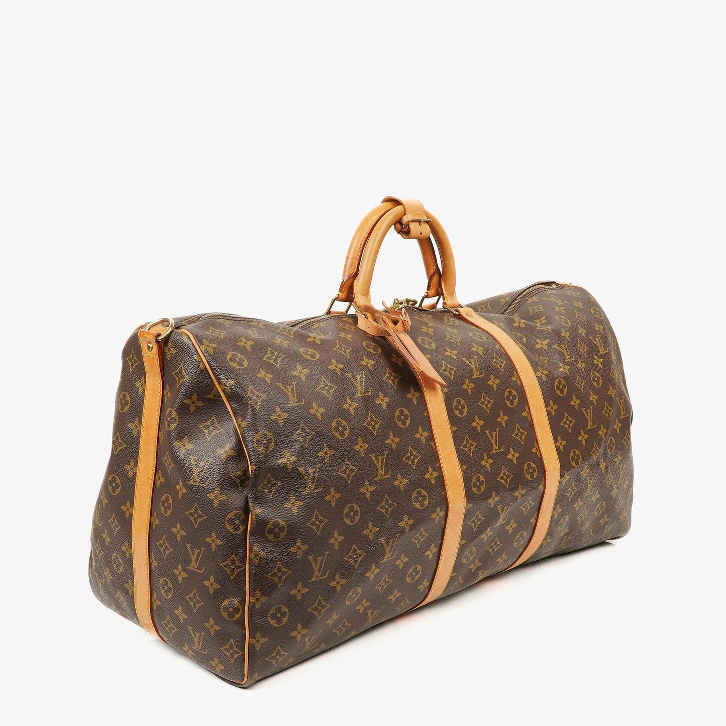 Louis Vuitton Keepall 60 Bandoulière Monogram Canvas Travel Bag