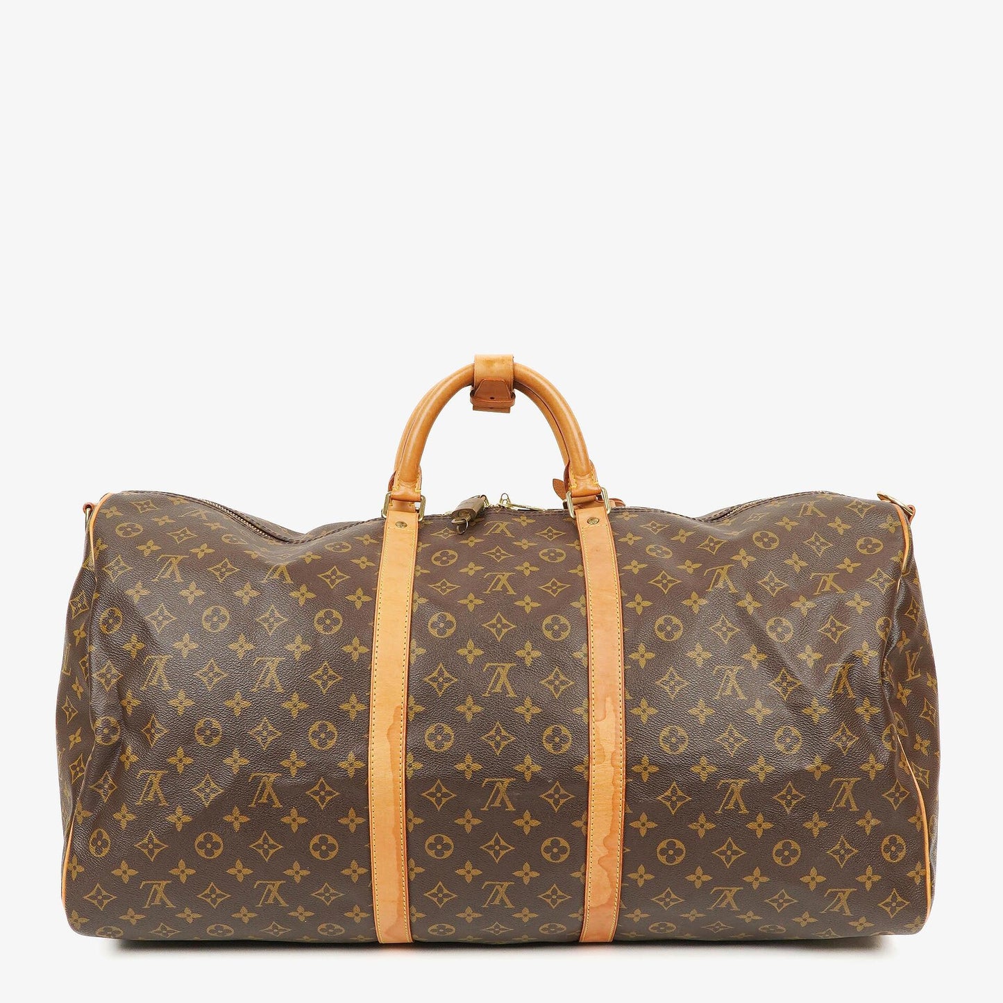 Louis Vuitton Keepall 60 Bandoulière Monogram Canvas Travel Bag