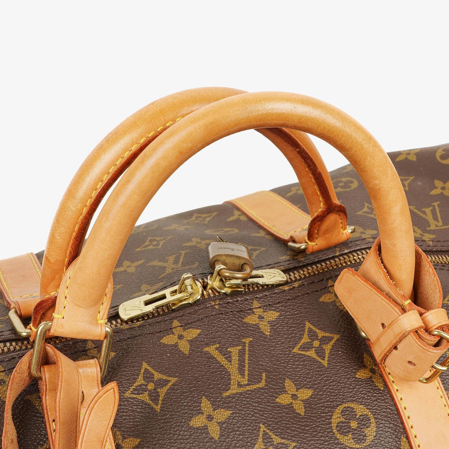 Louis Vuitton Keepall 60 Bandoulière Monogram Canvas Travel Bag