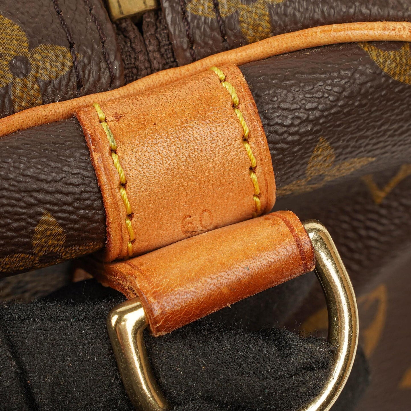 Louis Vuitton Keepall 60 Bandoulière Monogram Canvas Travel Bag
