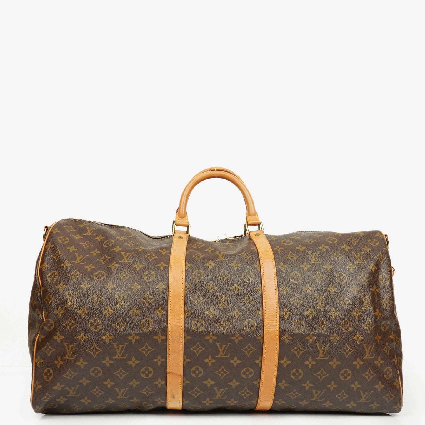 Louis Vuitton Keepall 60 Bandoulière Monogram Canvas Travel Bag