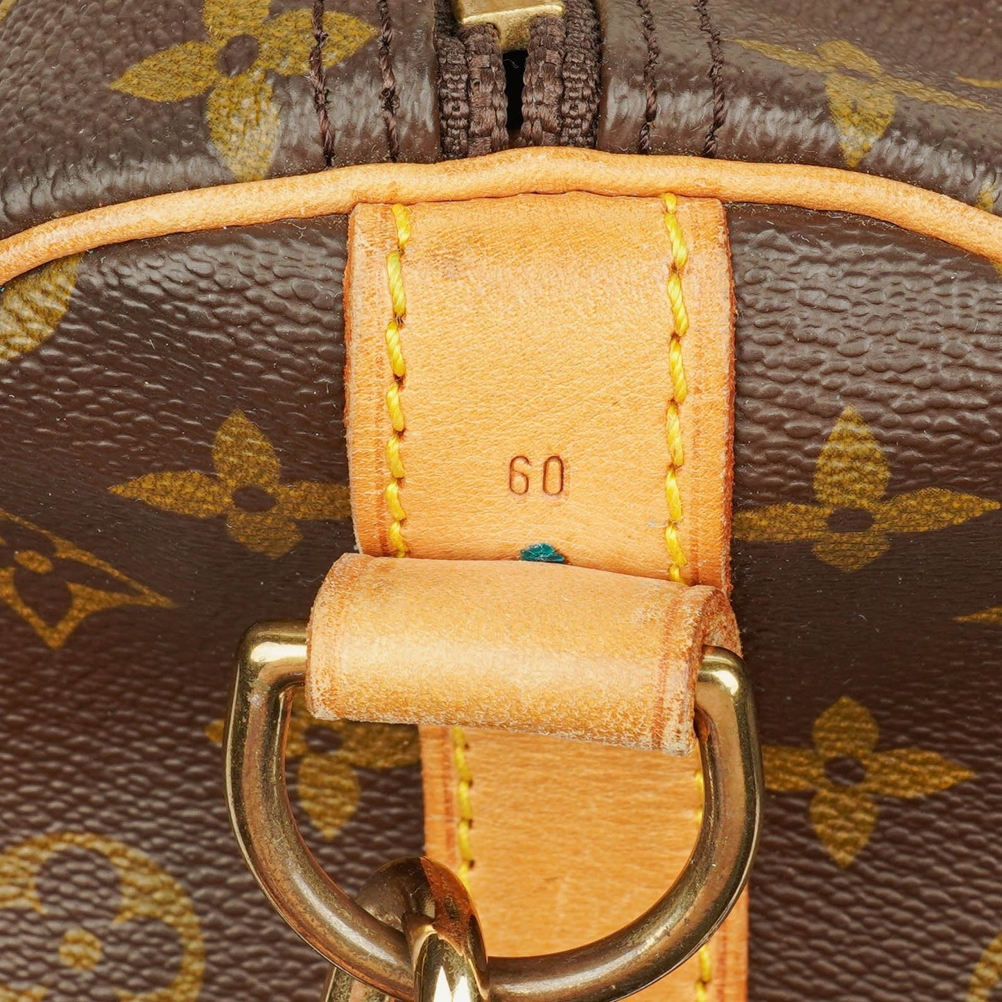 Louis Vuitton Keepall 60 Bandoulière Monogram Canvas Travel Bag