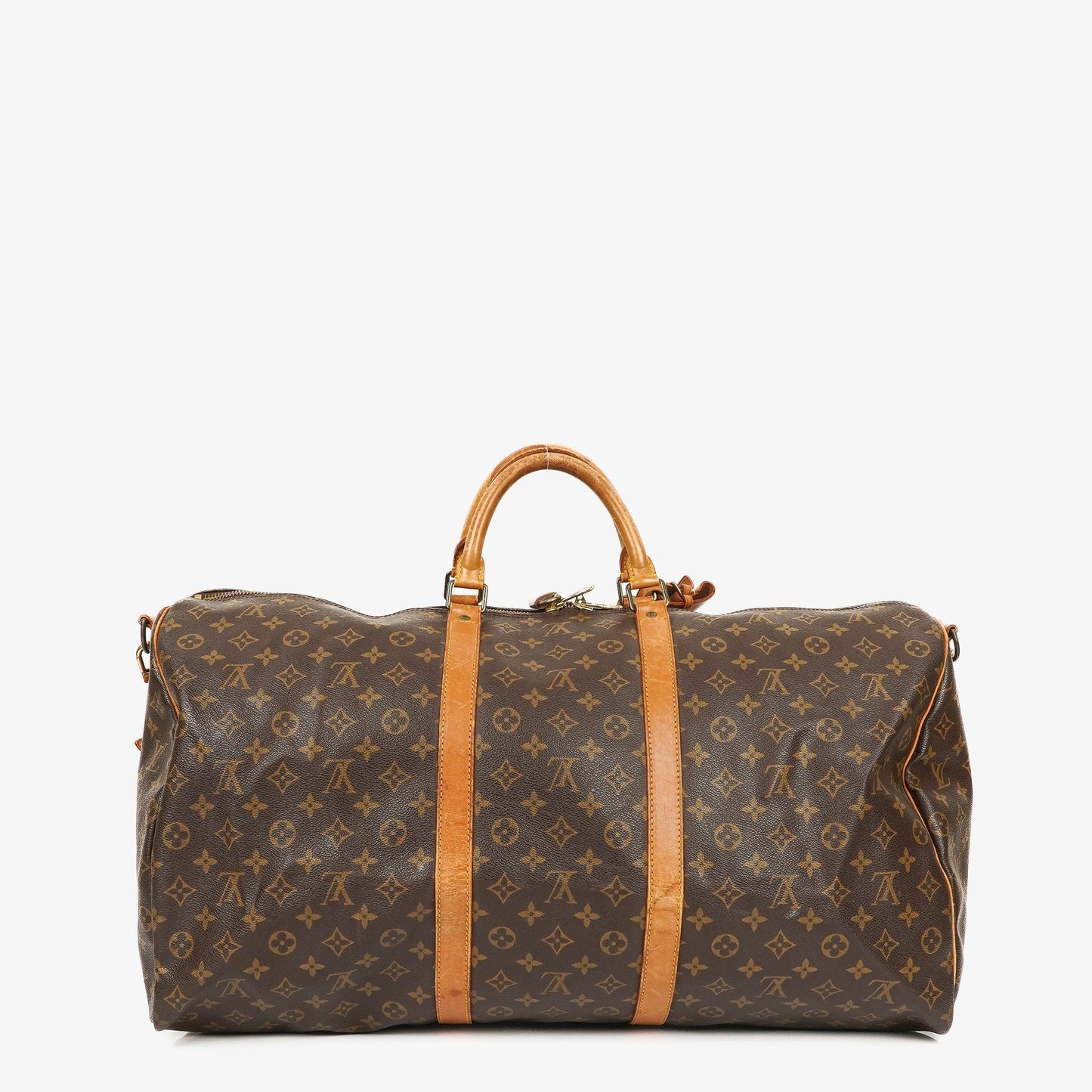 Louis Vuitton Keepall 60 Bandoulière Monogram Canvas Travel Bag