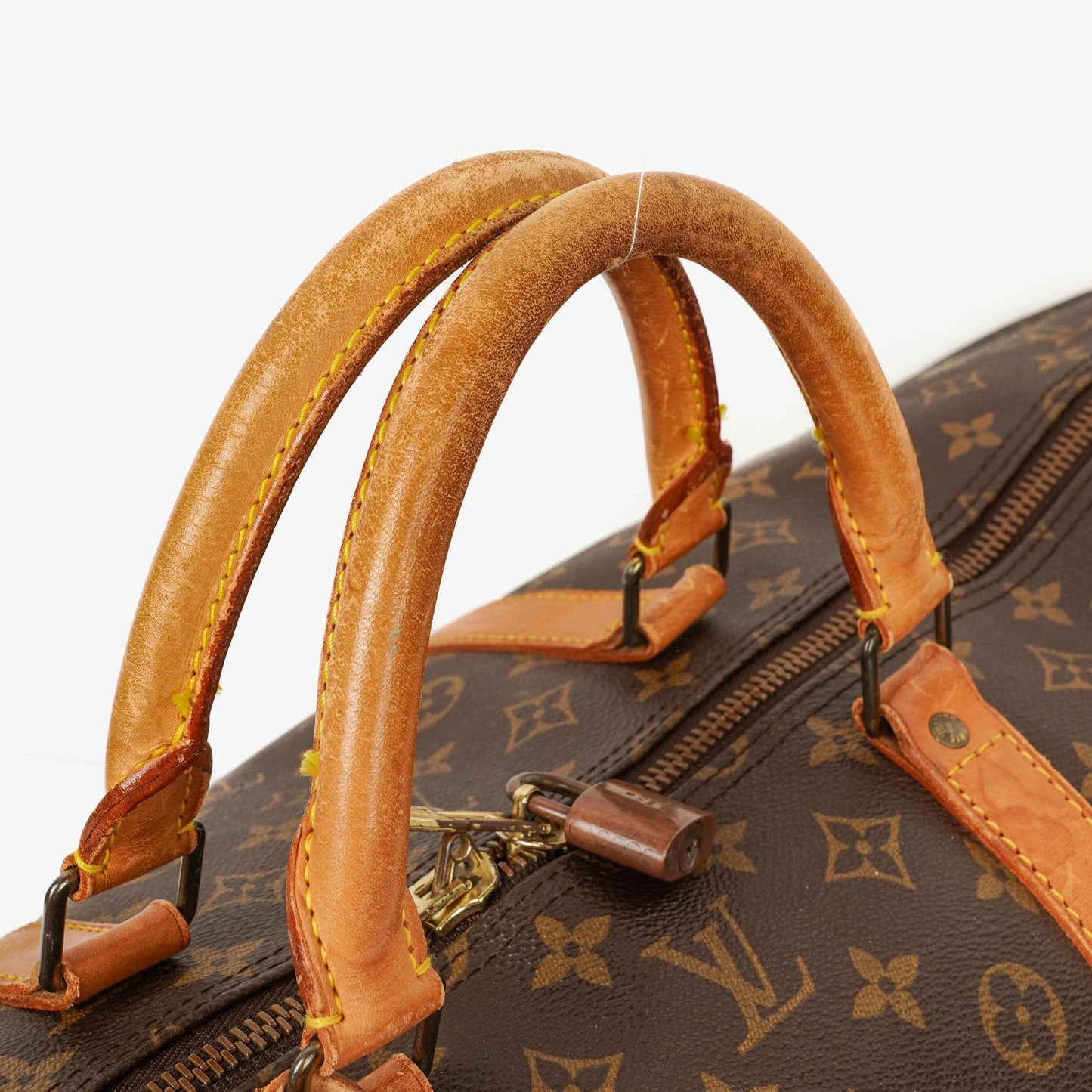Louis Vuitton Keepall 60 Bandoulière Monogram Canvas Travel Bag