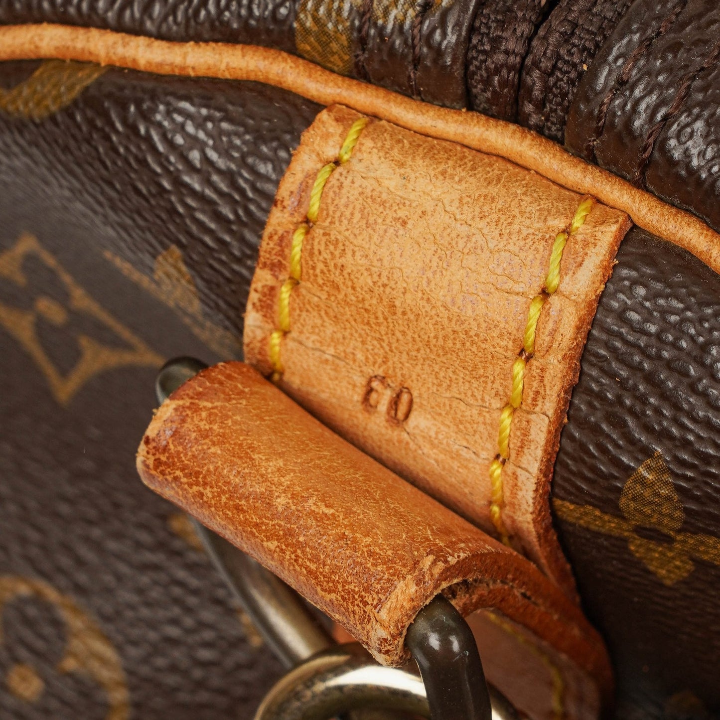 Louis Vuitton Keepall 60 Bandoulière Monogram Canvas Travel Bag
