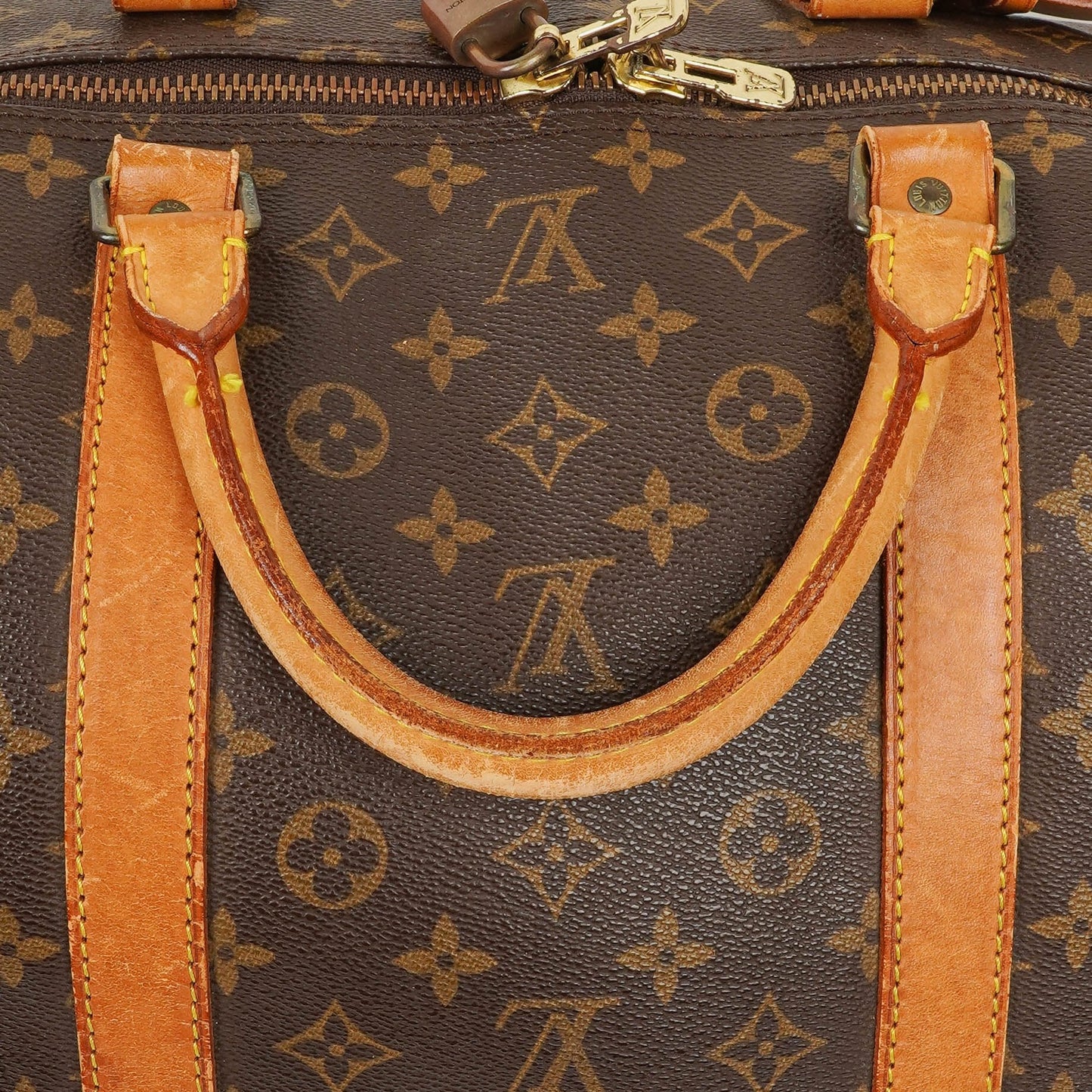 Louis Vuitton Keepall 60 Bandoulière Monogram Canvas Travel Bag