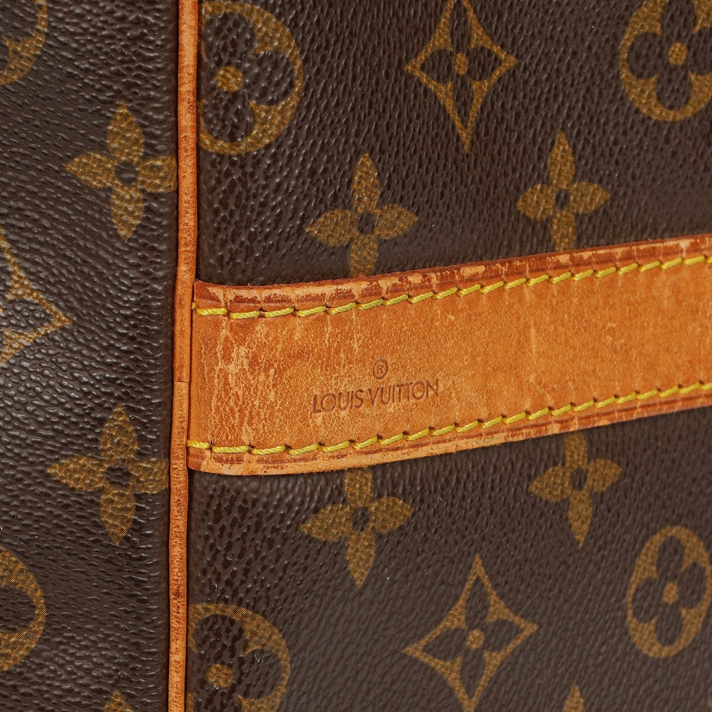 Louis Vuitton Keepall 60 Bandoulière Monogram Canvas Travel Bag