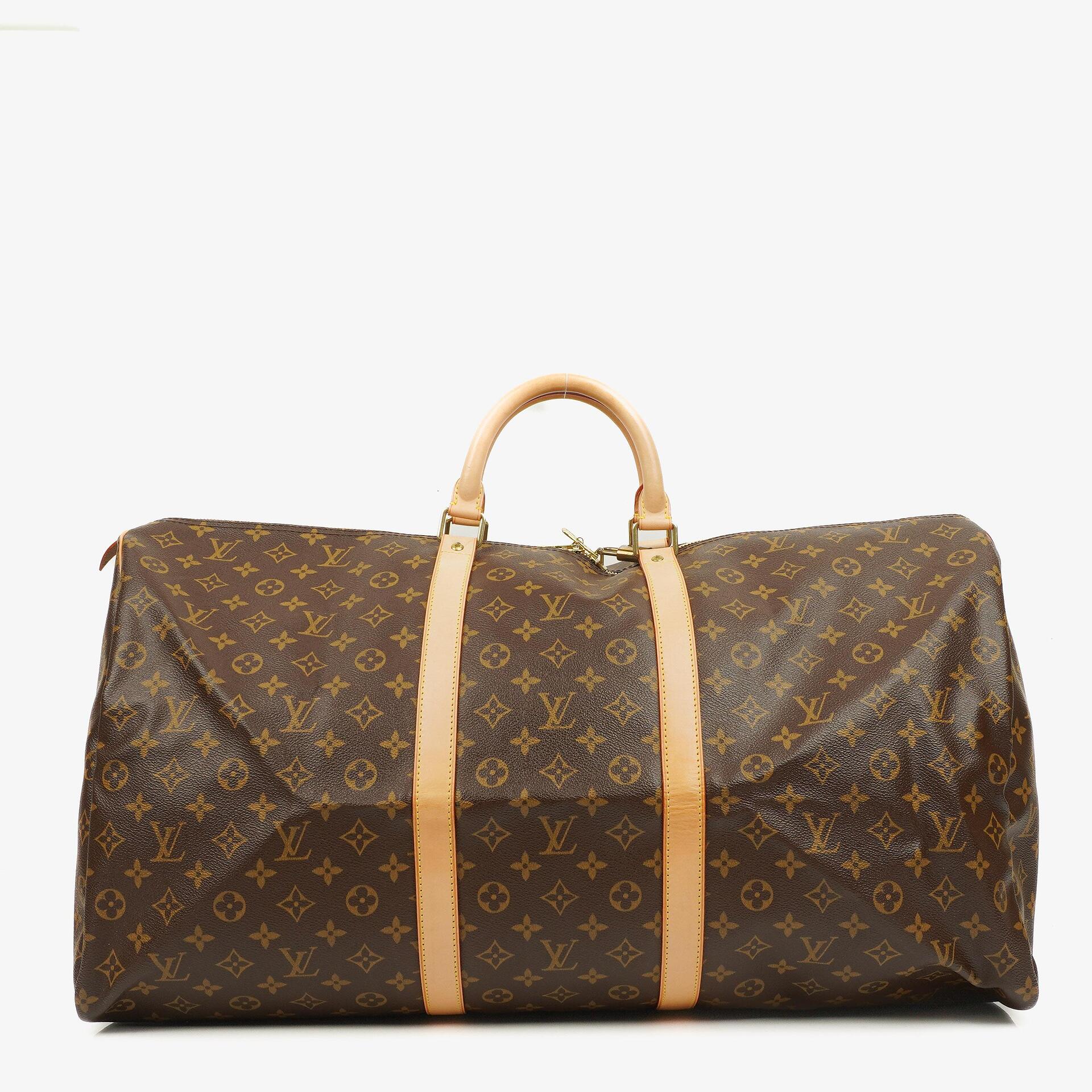 Louis Vuitton Keepall 60 Monogram Canvas Travel Bag