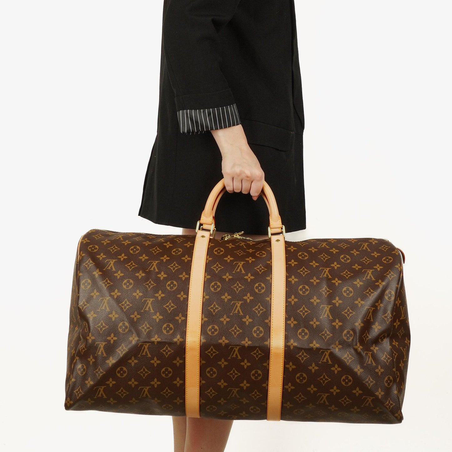 Louis Vuitton Keepall 60 Monogram Canvas Travel Bag