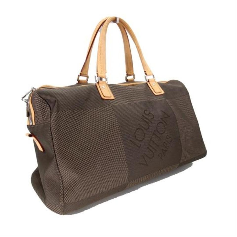 Louis Vuitton Damier Geant Canvas Souverain Terre Duffel Weekend/Travel Bag LV-0529N-0223