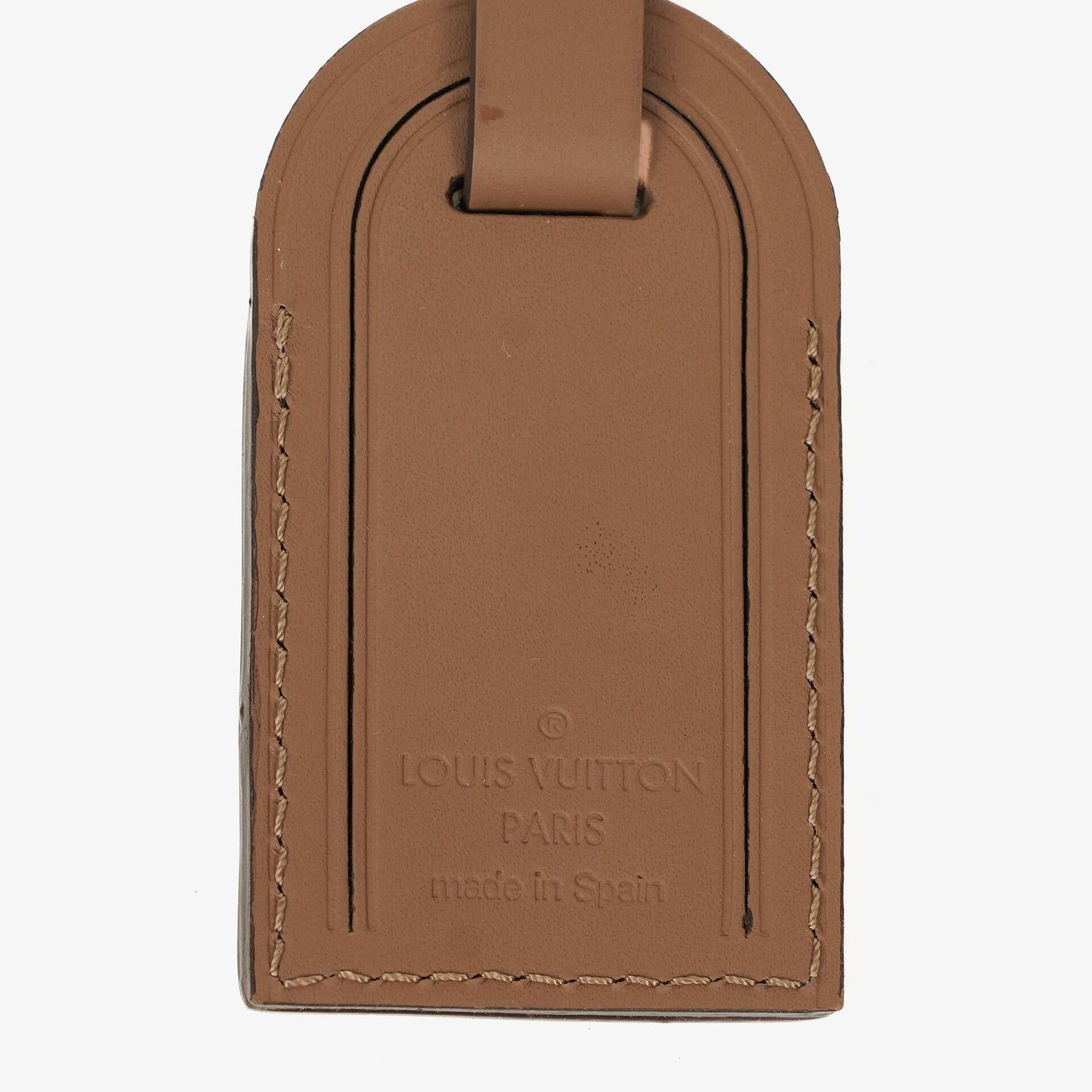 Louis Vuitton Leather Name Tag