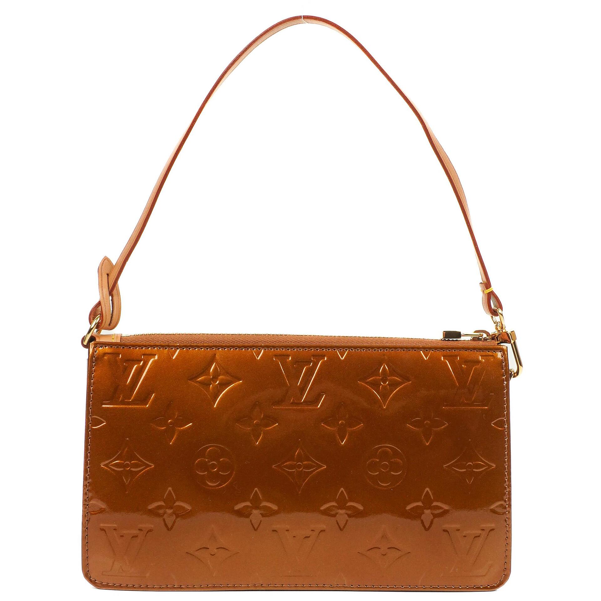 Louis Vuitton Lexington Bronze Monogram Vernis Clutch Handbag, 2003