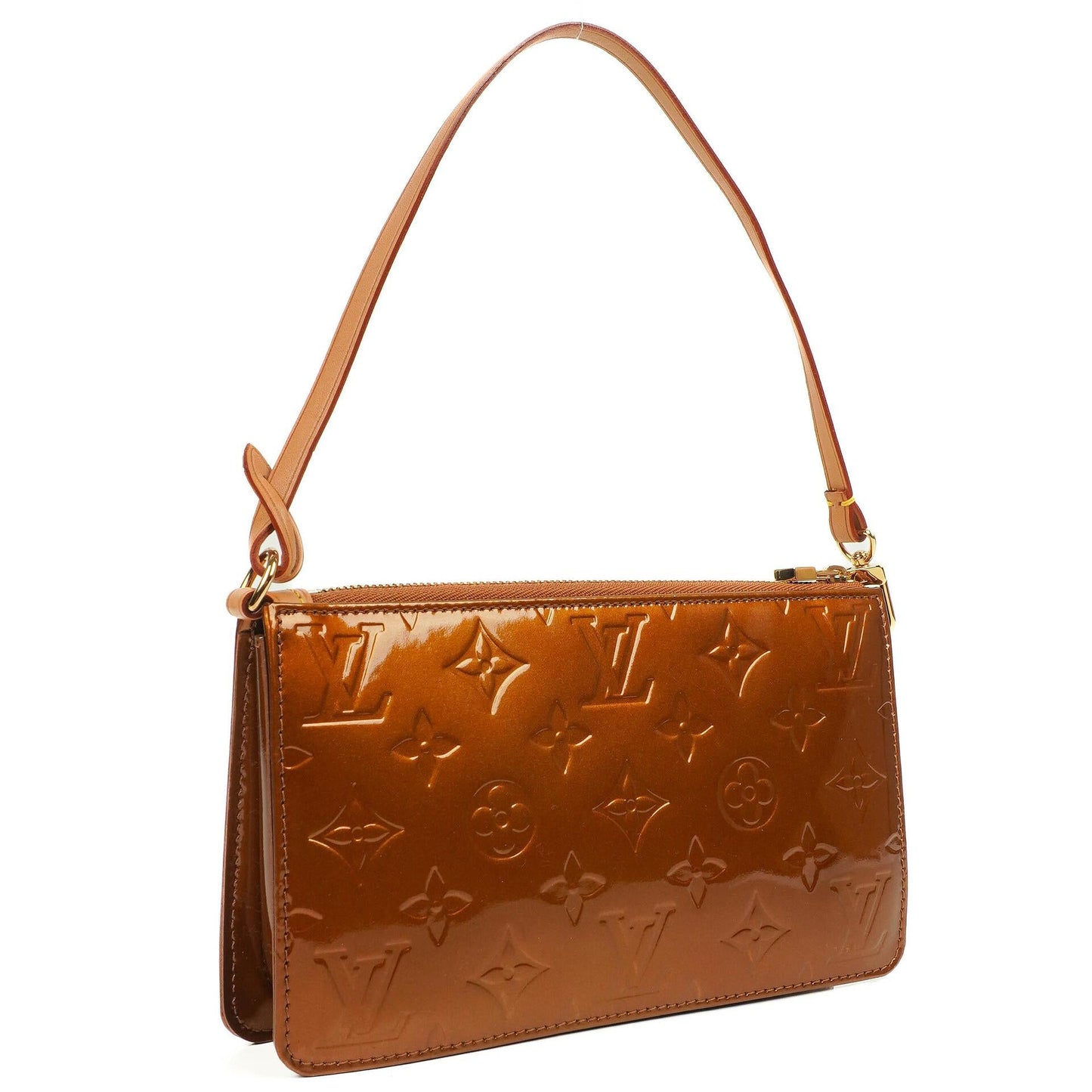 Louis Vuitton Lexington Bronze Monogram Vernis Clutch Handbag, 2003
