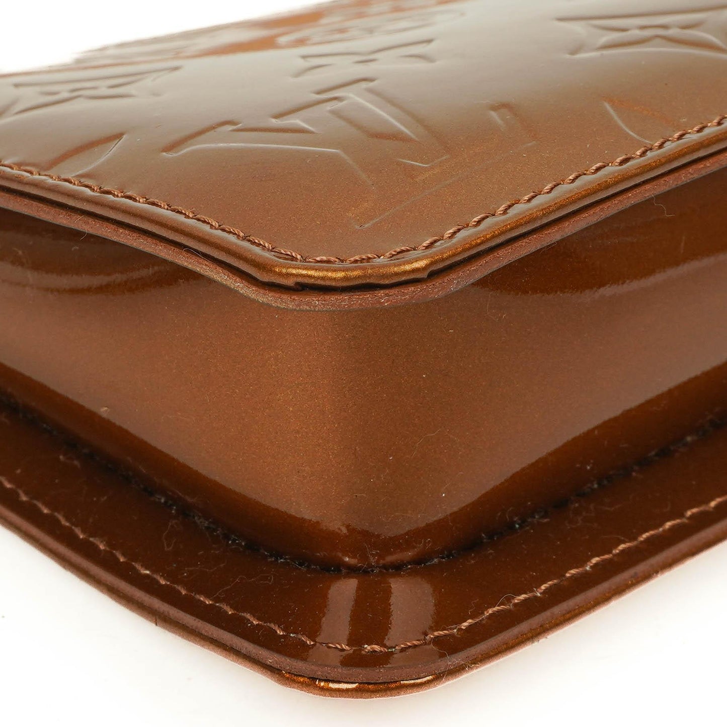 Louis Vuitton Lexington Bronze Monogram Vernis Clutch Handbag, 2003