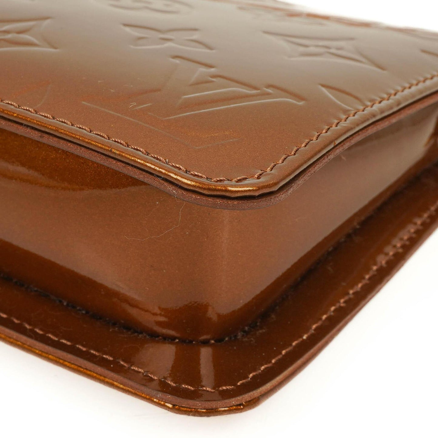 Louis Vuitton Lexington Bronze Monogram Vernis Clutch Handbag, 2003