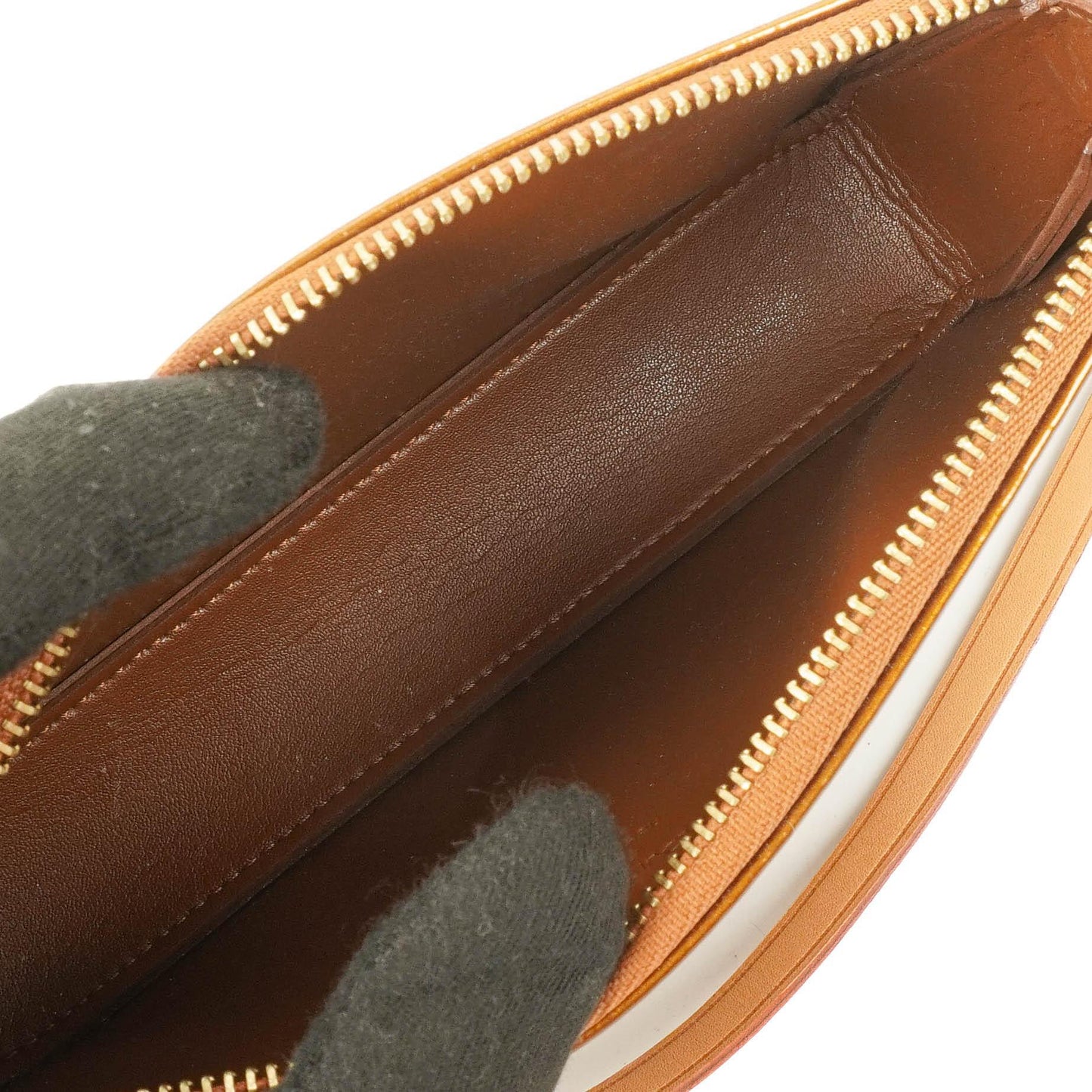 Louis Vuitton Lexington Bronze Monogram Vernis Clutch Handbag, 2003