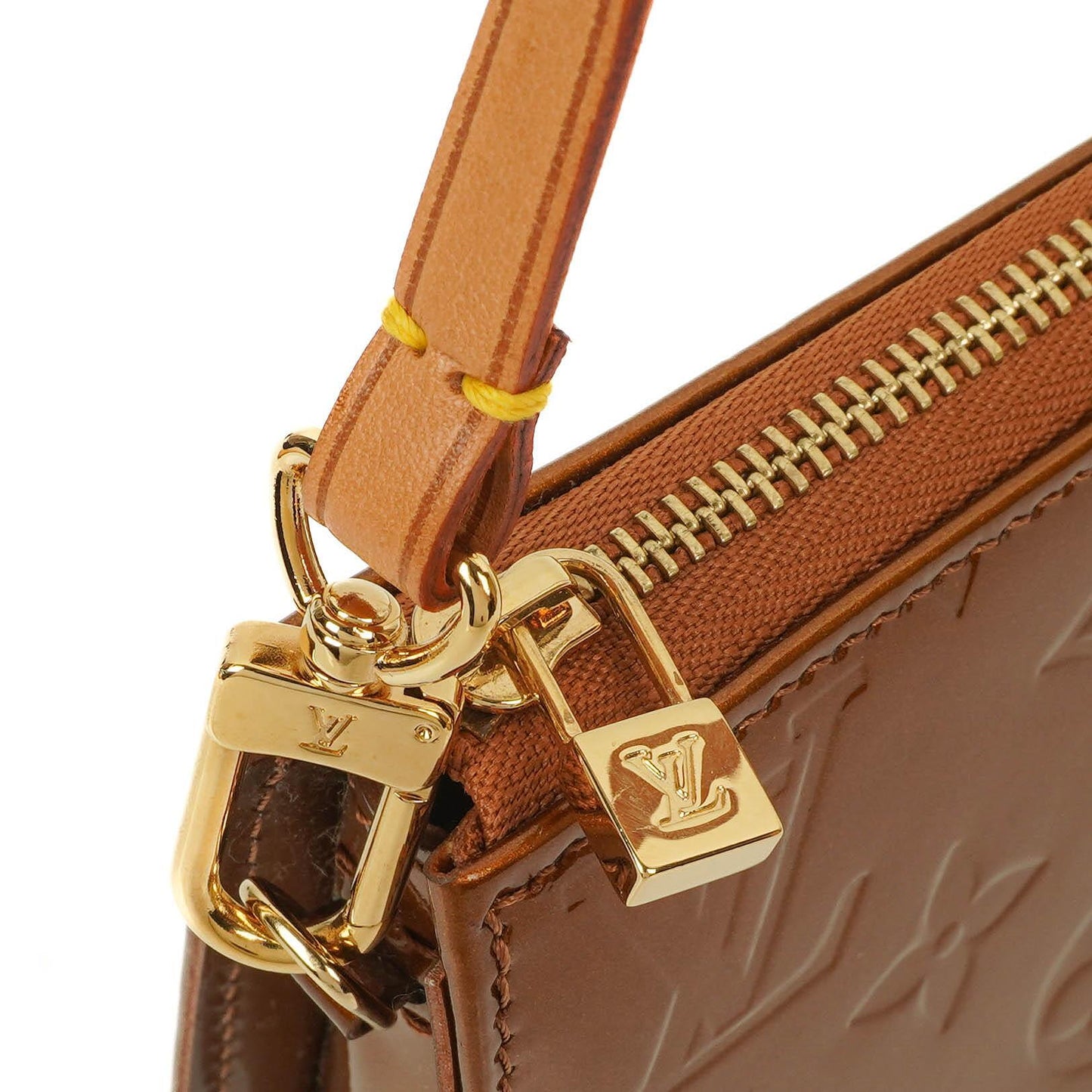 Louis Vuitton Lexington Bronze Monogram Vernis Clutch Handbag, 2003