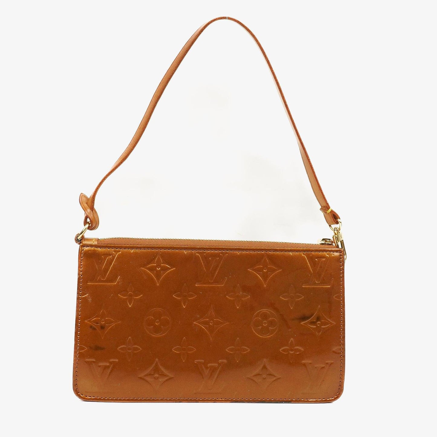 Louis Vuitton Lexington Brown Monogram Vernis Clutch Bag
