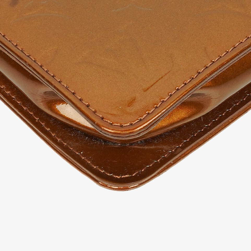 Louis Vuitton Lexington Brown Monogram Vernis Clutch Bag