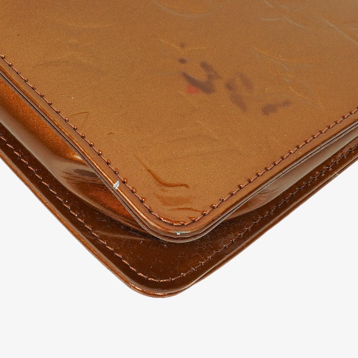 Louis Vuitton Lexington Brown Monogram Vernis Clutch Bag