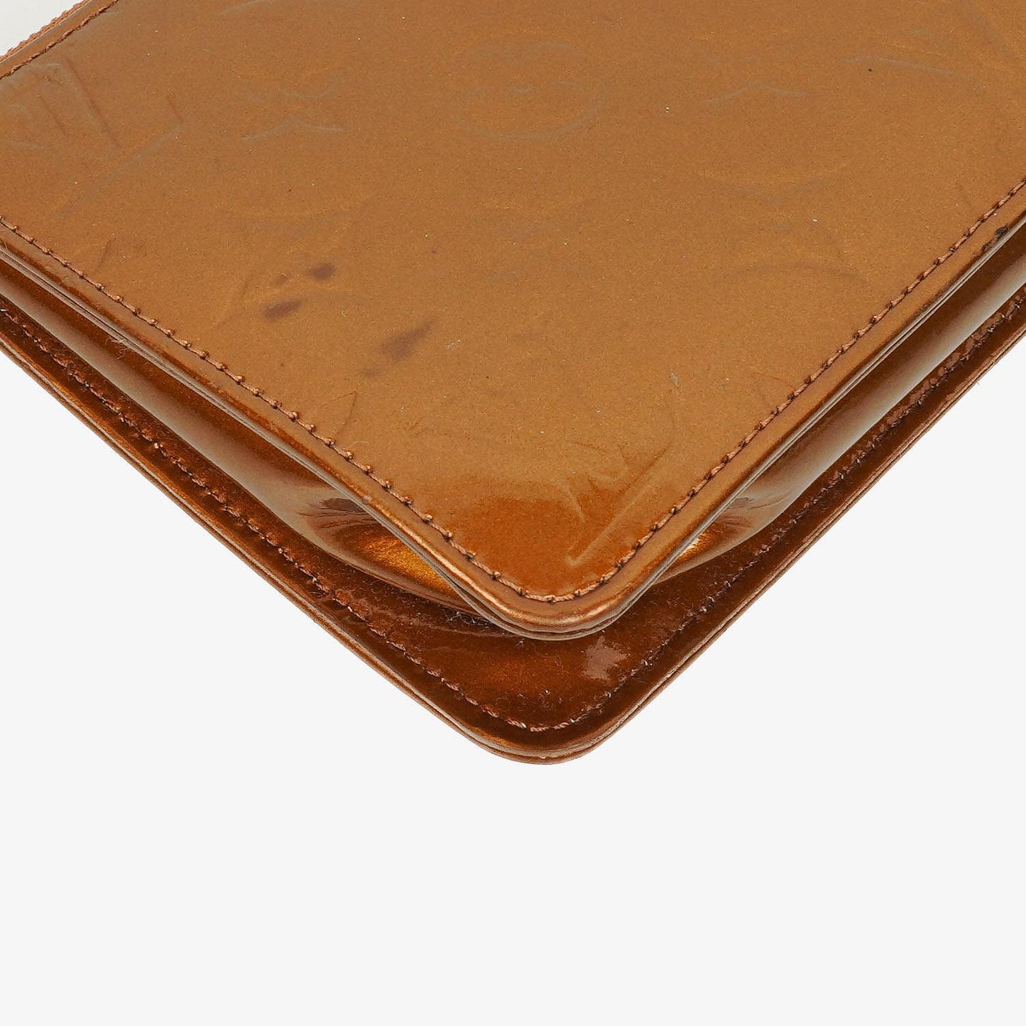 Louis Vuitton Lexington Brown Monogram Vernis Clutch Bag