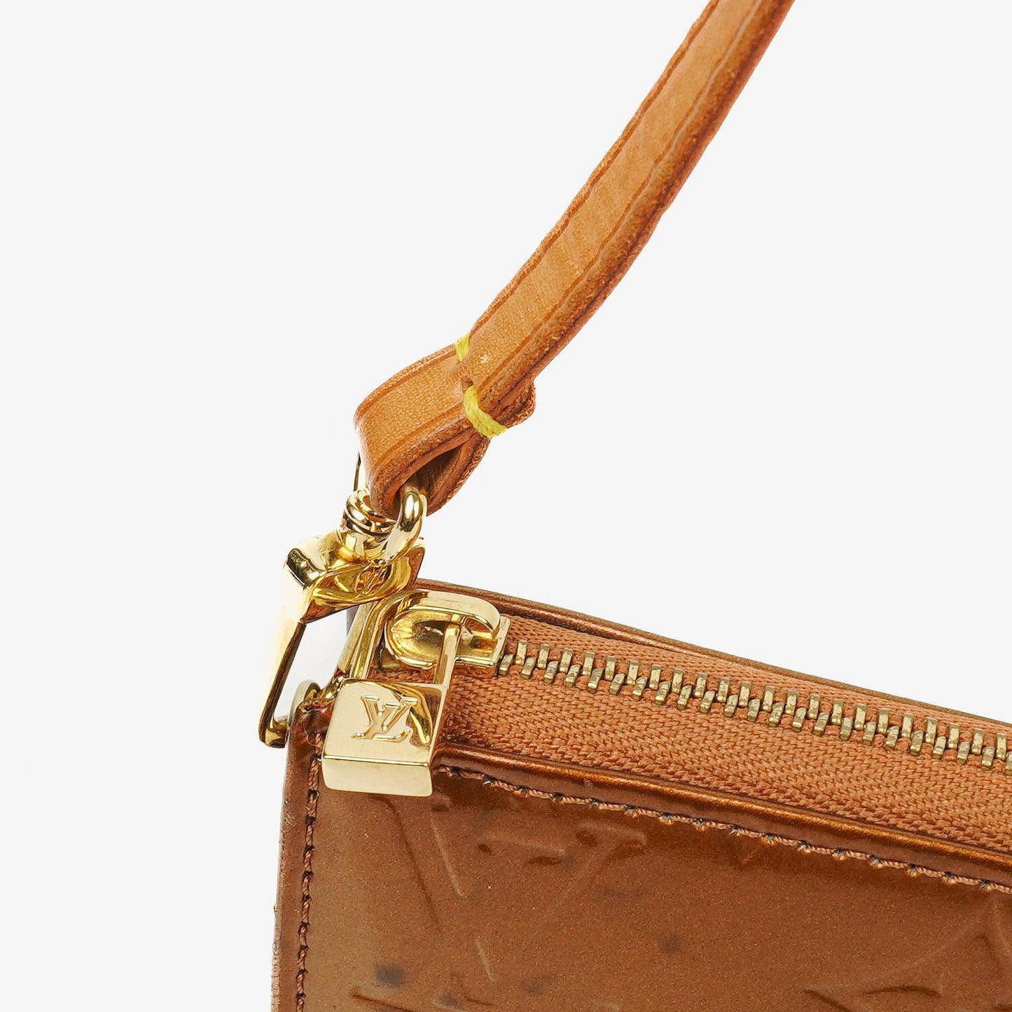 Louis Vuitton Lexington Brown Monogram Vernis Clutch Bag