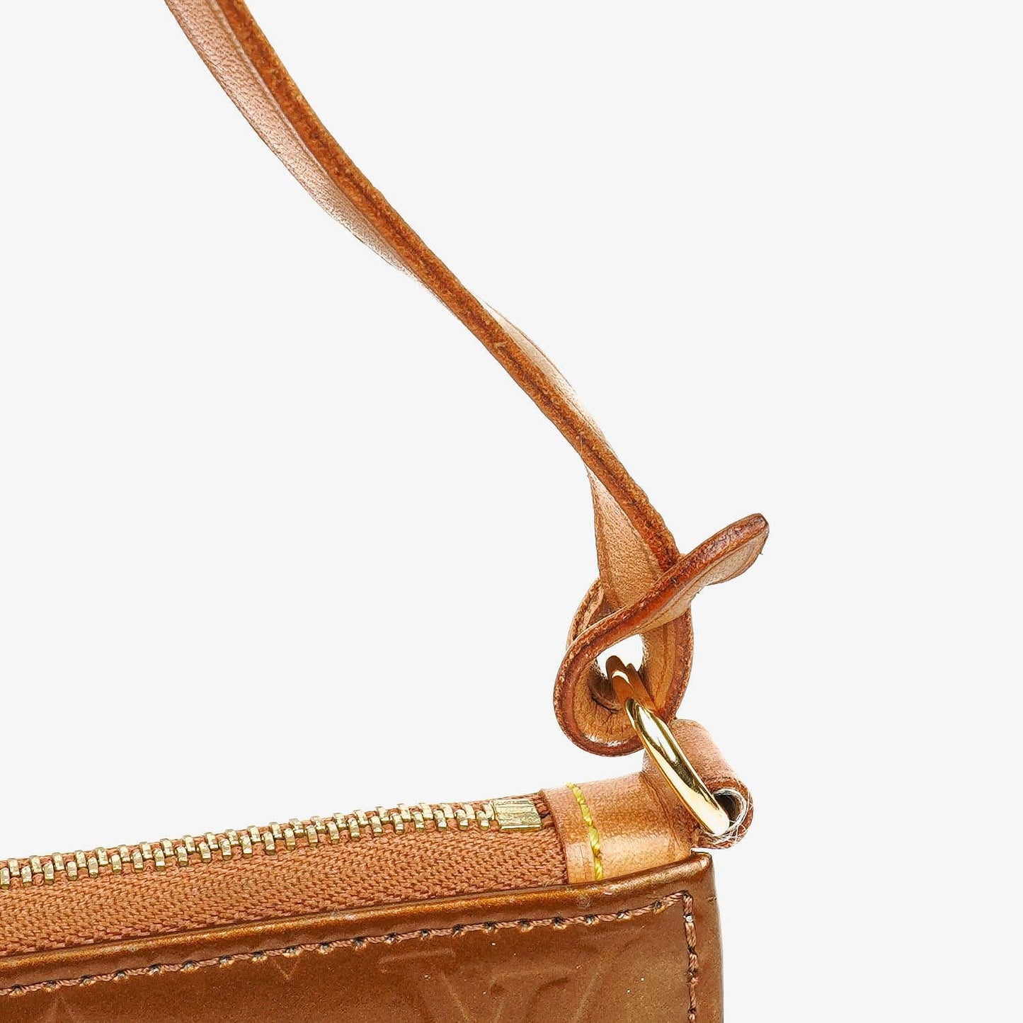 Louis Vuitton Lexington Brown Monogram Vernis Clutch Bag