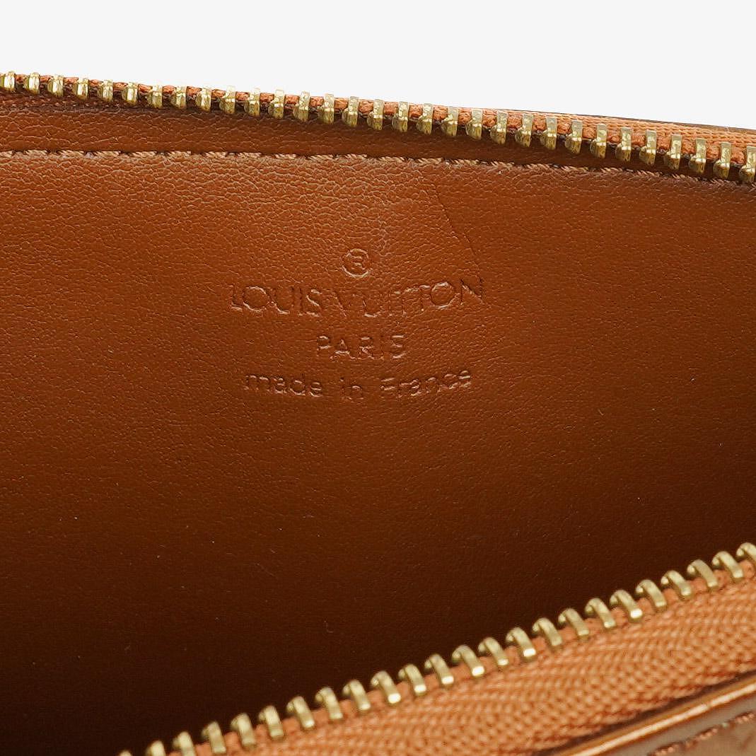 Louis Vuitton Lexington Brown Monogram Vernis Clutch Bag