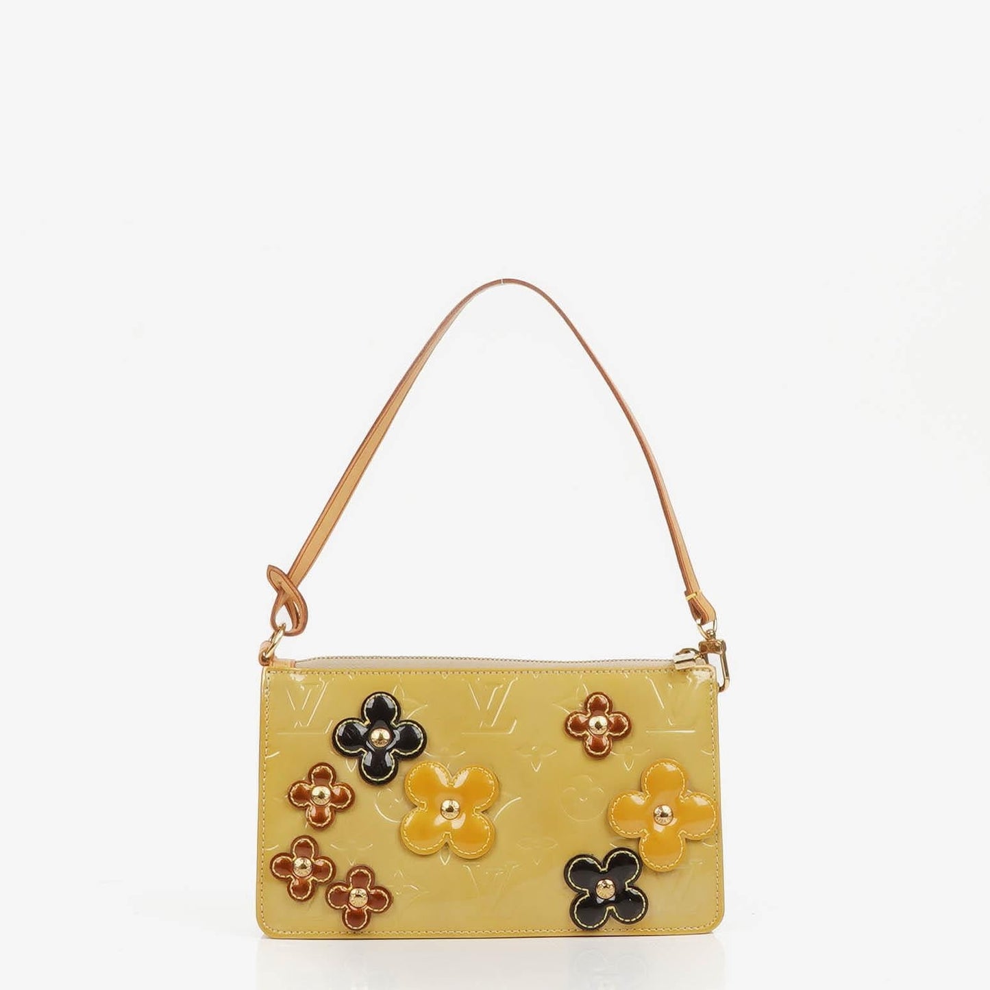 Louis Vuitton Lexington Flowers Pochette Vernis Leather