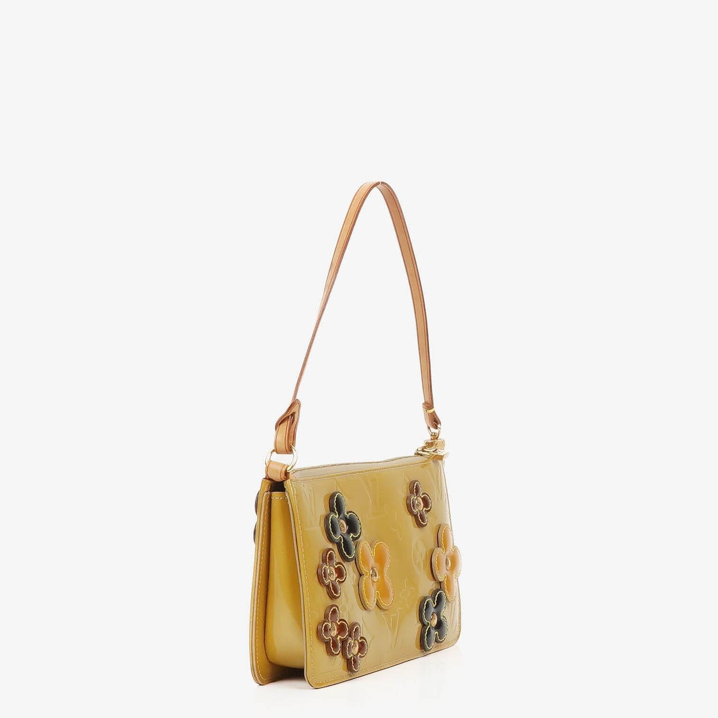 Louis Vuitton Lexington Flowers Pochette Vernis Leather