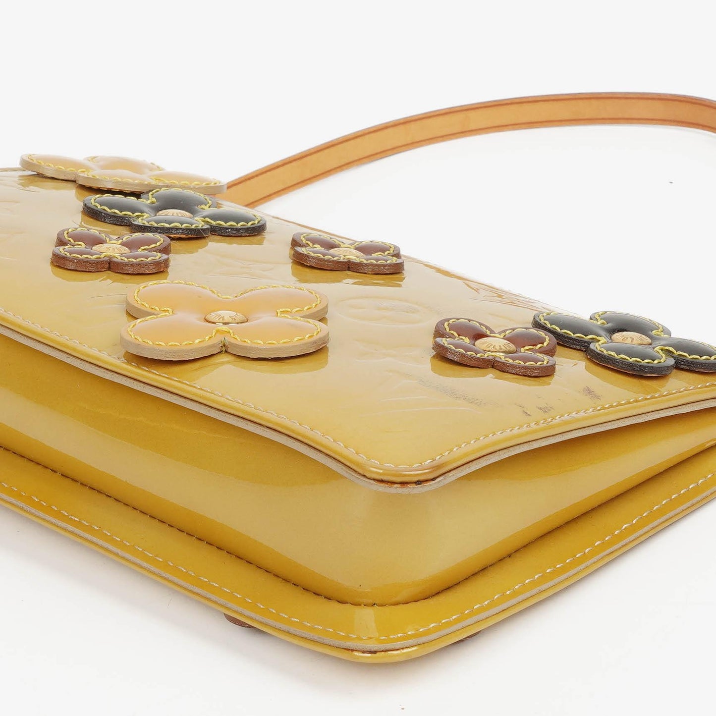 Louis Vuitton Lexington Flowers Pochette Vernis Leather
