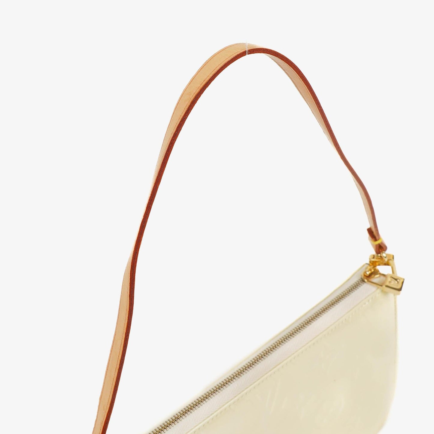 Louis Vuitton Lexington Perle Monogram Vernis Clutch Handbag