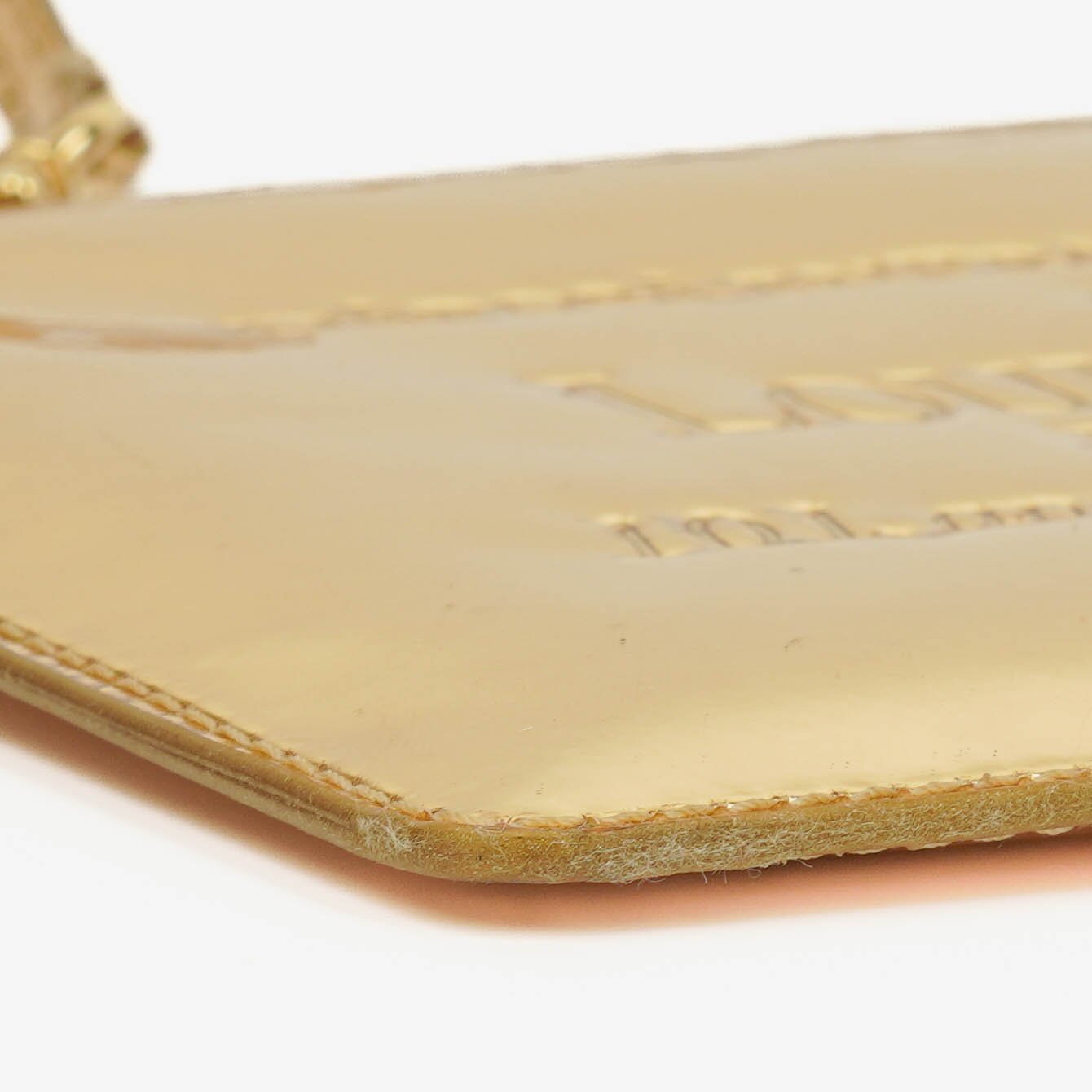 Louis Vuitton Limited Edition Gold Miroir Pochette Bag
