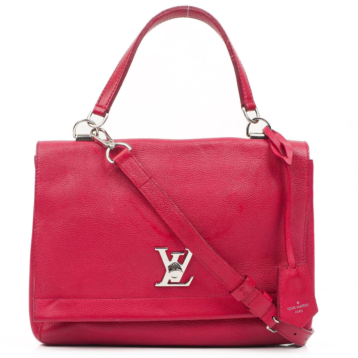 Louis Vuitton Lockme II Dahlia Calfskin Leather Bag