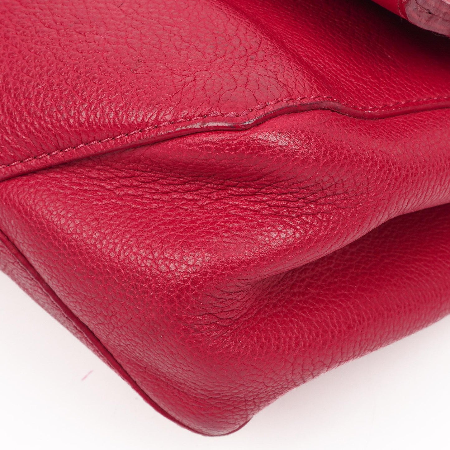 Louis Vuitton Lockme II Dahlia Calfskin Leather Bag
