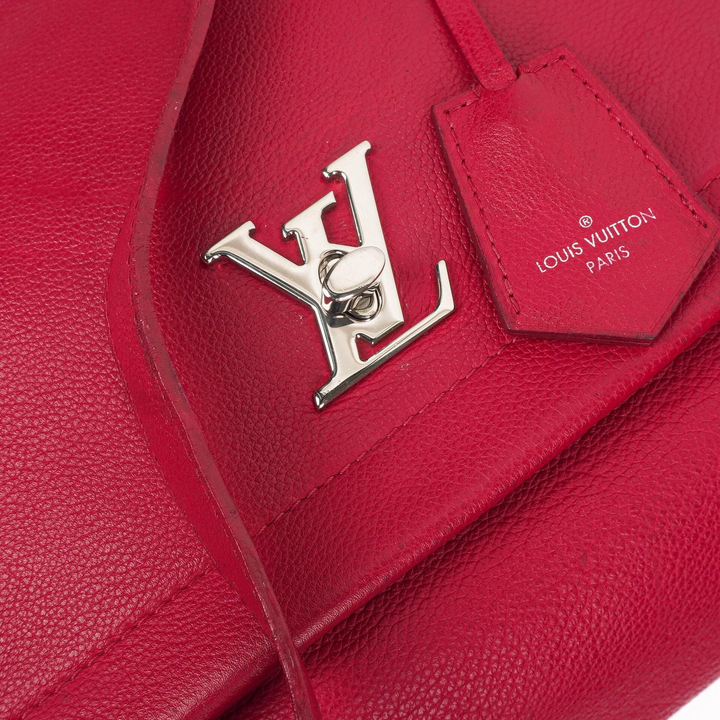 Louis Vuitton Lockme II Dahlia Calfskin Leather Bag