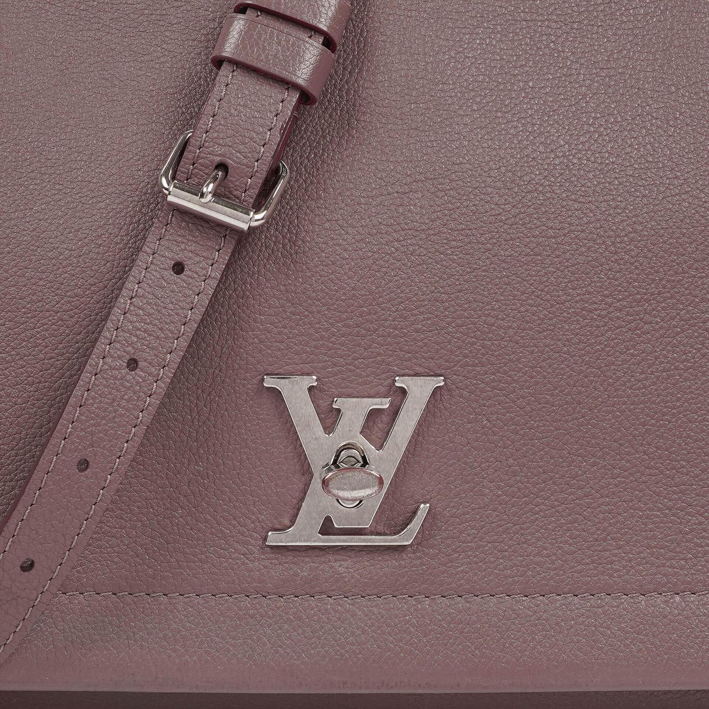 Louis Vuitton Lockme II Taupe Glace Calfskin Bag