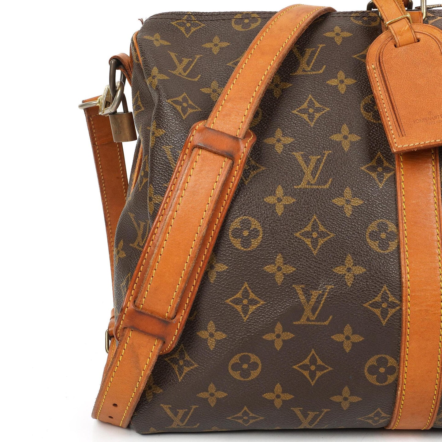Louis Vuitton Malletier Keepall 45 Bandouliere Monogram Canvas Travel Bag