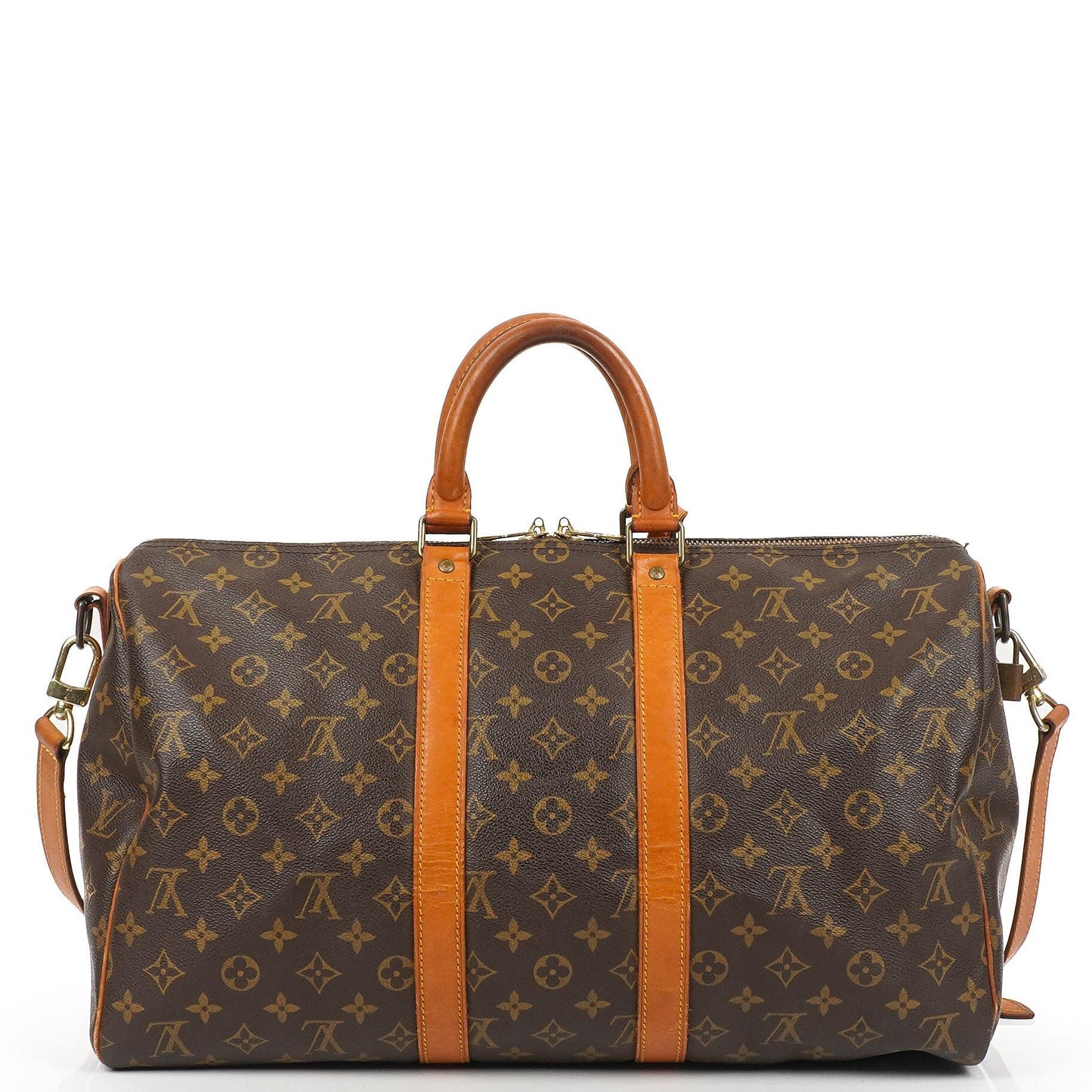 Louis Vuitton Malletier Keepall 45 Bandouliere Monogram Canvas Travel Bag