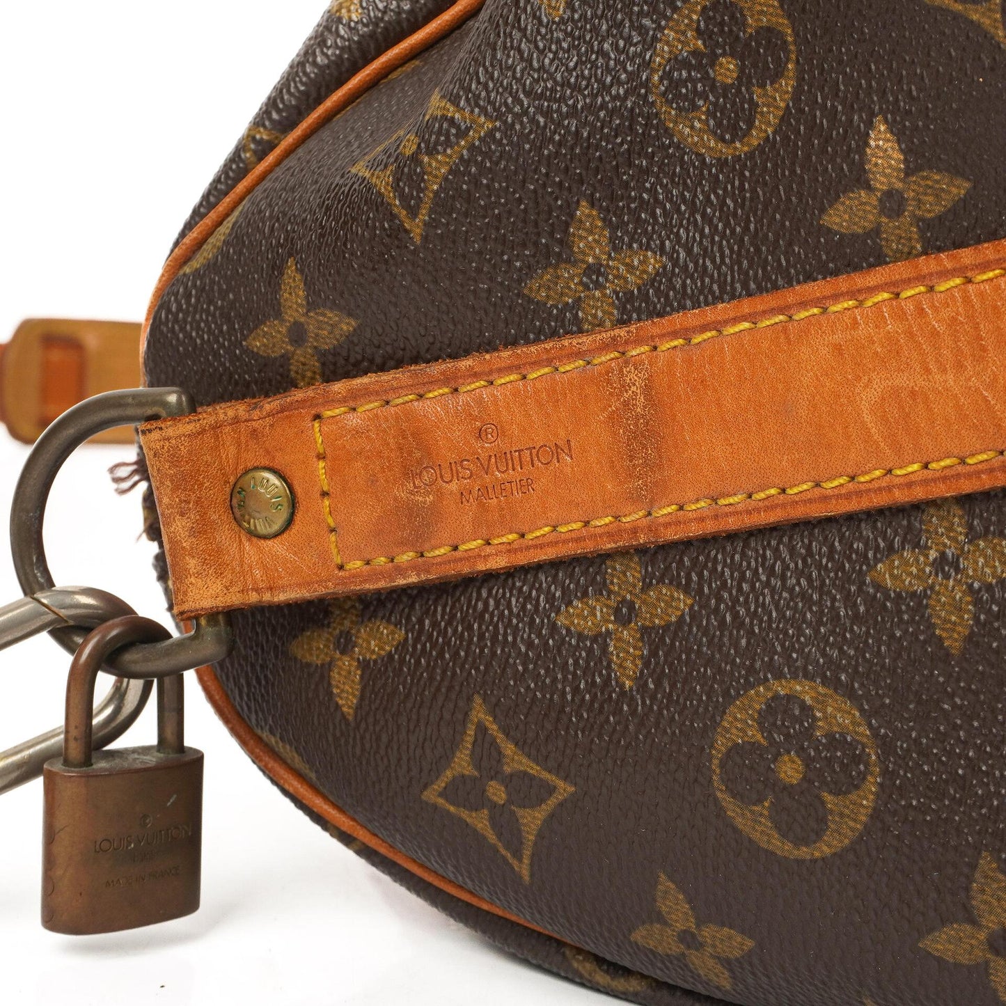 Louis Vuitton Malletier Keepall 45 Bandouliere Monogram Canvas Travel Bag
