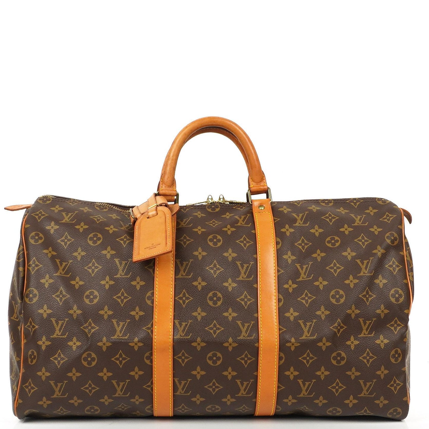 Louis Vuitton Malletier Keepall 50 Monogram Canvas Travel Bag